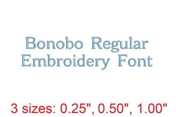 Bonobo Regular Embroidery Font: A Designer's Review