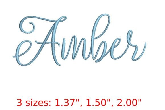 Captivating Amber Embroidery Font for Business