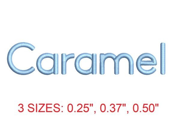 Caramel Embroidery Font: Elegance for Your Brand