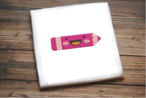 Charming Smiling Colored Pencil Design