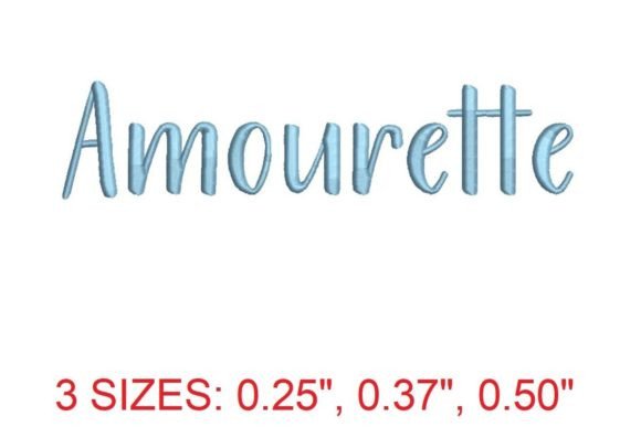 Elegance in Every Stitch: Amourette Embroidery Font