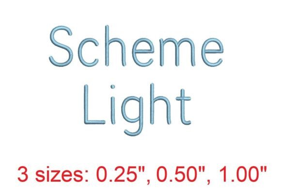 Elevate Your Projects with Scheme LT Embroidery Font