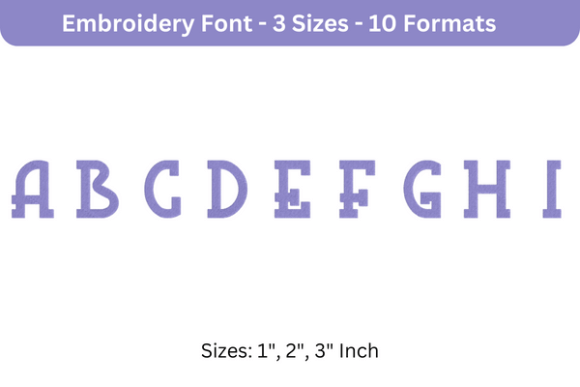 Review: Blue Plate Font Uppercase a to I