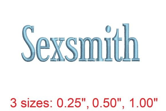 Sexsmith Embroidery Font: A Stylish Addition
